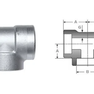 ASME B16.11 Socket Weld Unequal Cross